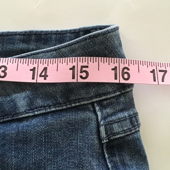 FDJ French Dressing Olivia Jeans 10 Blue Embroidered Pencil Ankle Denim Boho - Picture 11 of 13